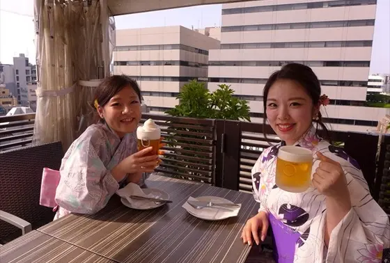 期間限定でビアガーデン