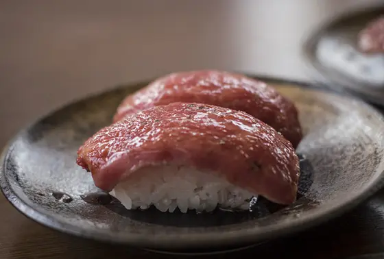 飛騨牛にぎり寿司