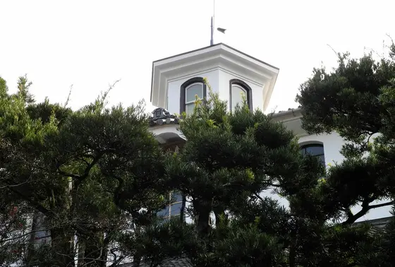 修善寺のもうひとつのシンボル、登録文化財「青州楼」