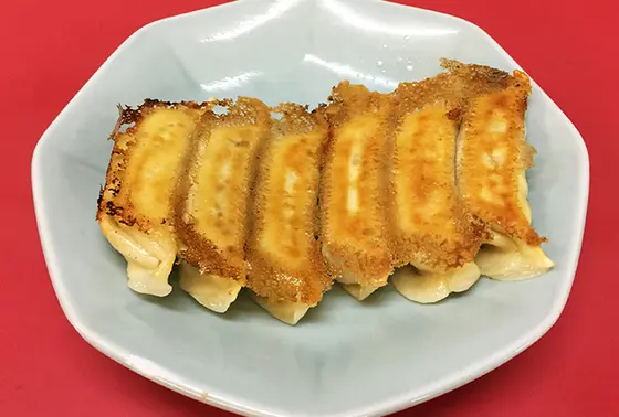 焼餃子ー！
