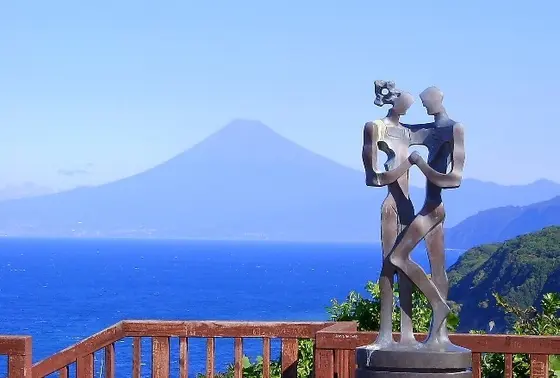 富士山はすぐ近く。