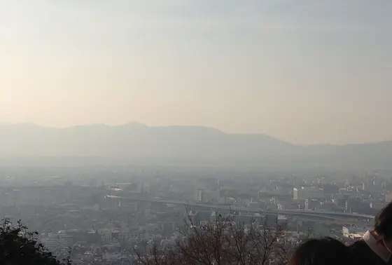 上からの景色