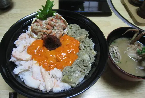 蟹の身がそれはそれはたくさん入っています！