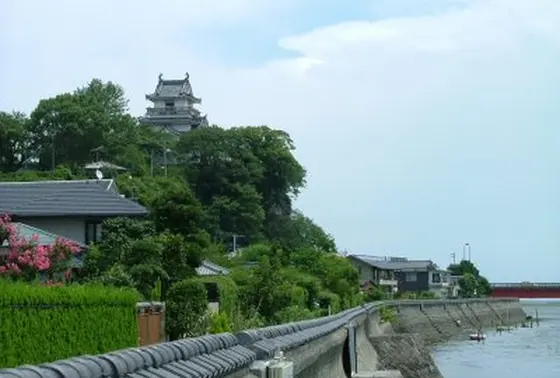 杵築城からの景色