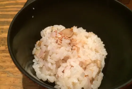 無料の炊き込み御飯
