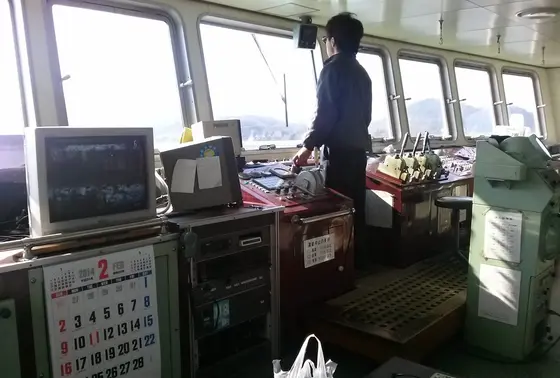客室から