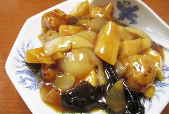 この酢豚が食べたくて。