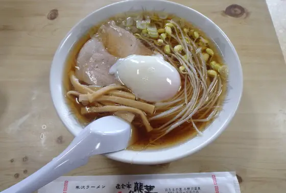 温泉もやしのラーメンが絶品