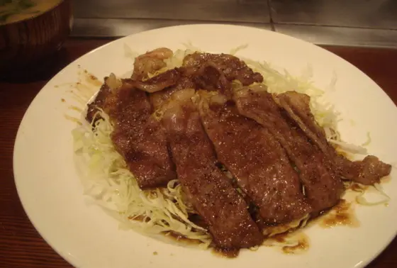 黒毛和牛生姜焼き