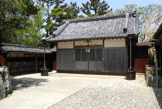 とても綺麗な拝殿