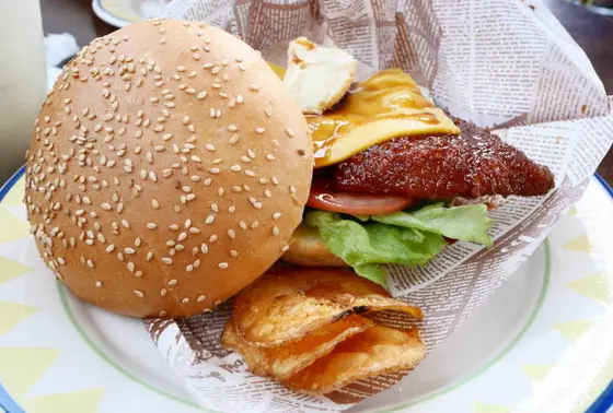 下田バーガー、オイシイよ～！
