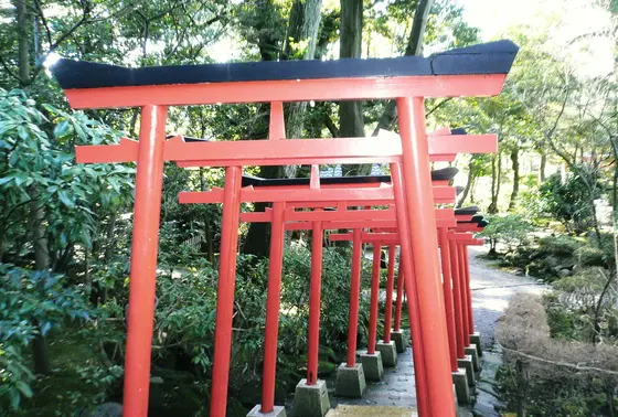 ラッキーを呼ぶ稲荷鳥居