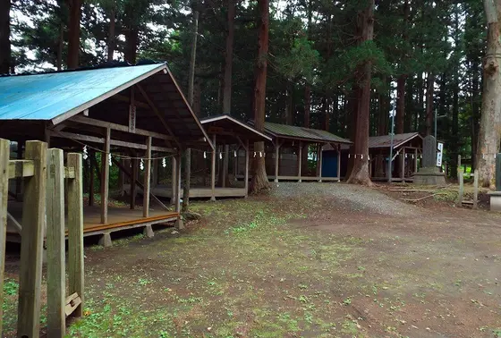 奉納神楽舞の観客席