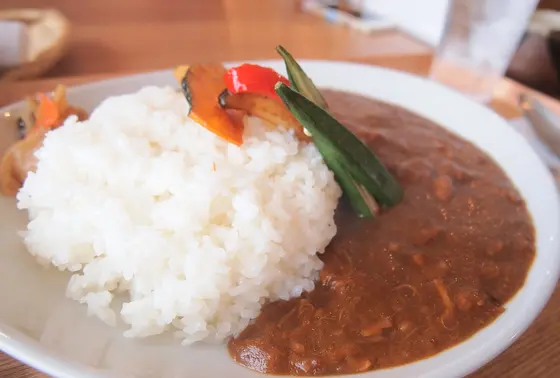 カレーのアップ