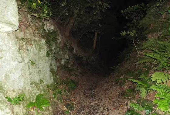 まんだら堂跡へ