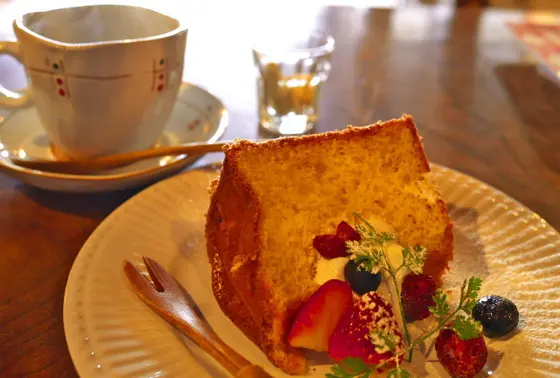 酒かすシフォンケーキセット
