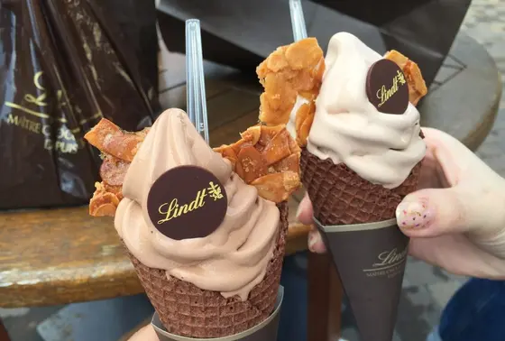 Lindtのソフトクリーム！