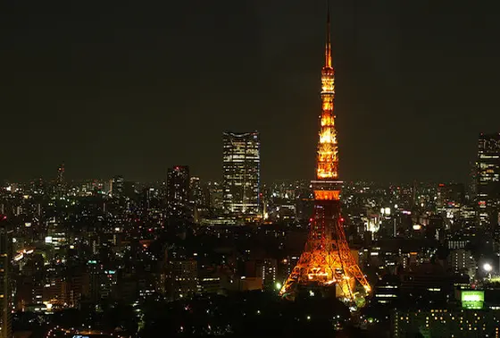 夜のライトアップ