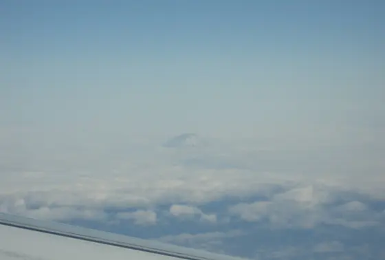 羽田を飛んで１時間