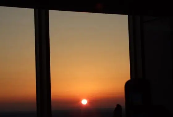 こんなにきれいな夕日も独占できちゃう！