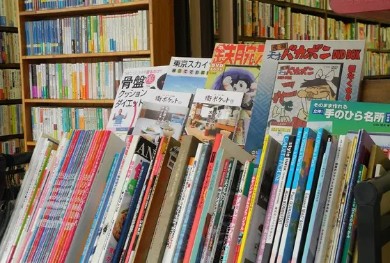 難しい書籍は店内に