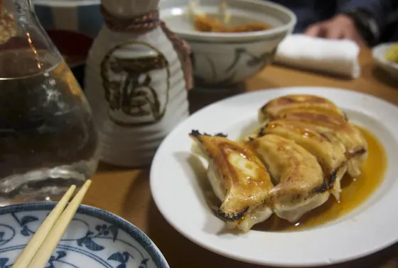 餃子もおいしい