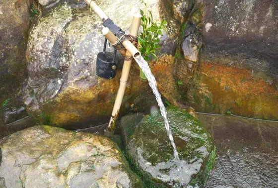 兵庫県名水の松か井の水