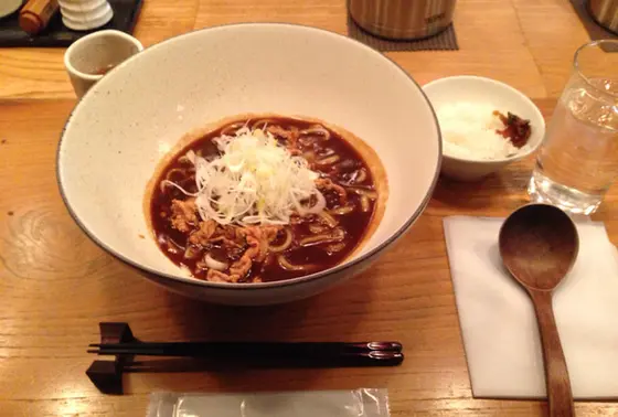 出汁がきいてるカレーうどん