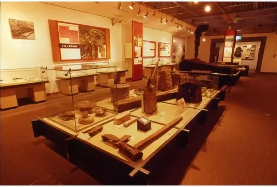 1783年の浅間山大噴火の資料が展示