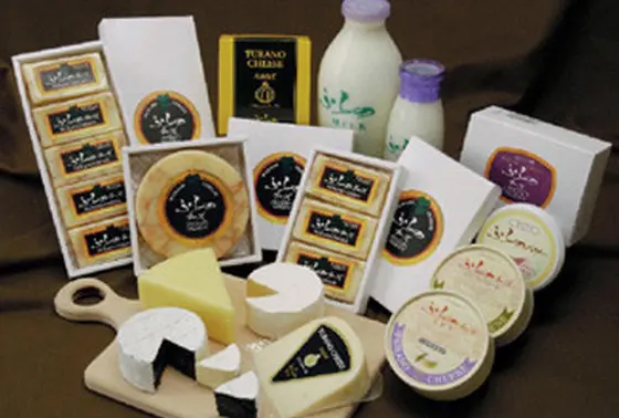 様々な乳製品が楽しめます