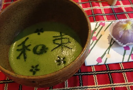 抹茶アート