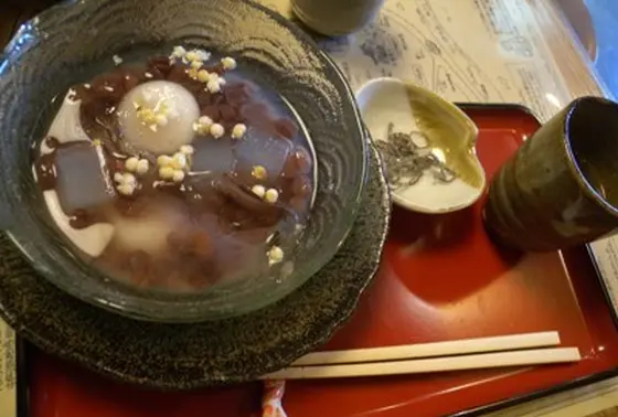 くずなどの甘味も