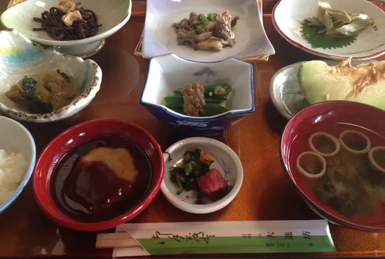 自家製の精進料理