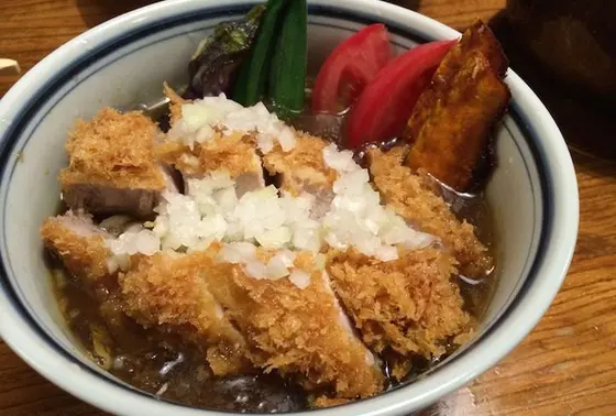 冷やしカツ丼