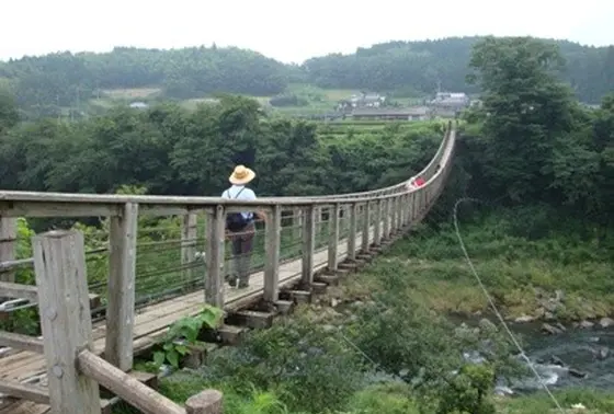 吊り橋からの眺めをぜひ☆