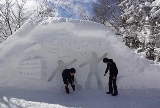 雪道さんぽ