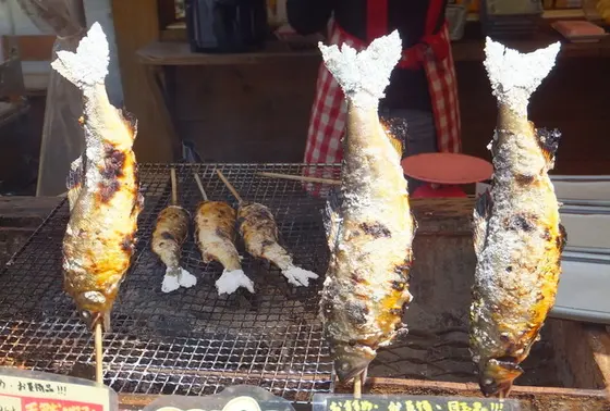 鮎の塩焼き