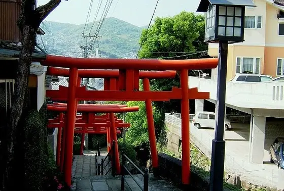 鳥居の階段