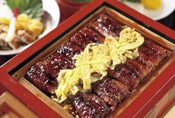 柳川名物のうなぎ