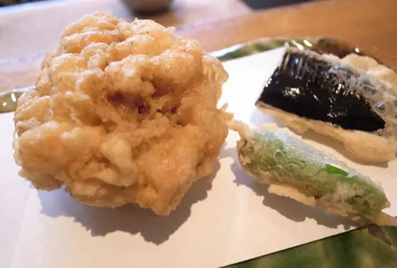 天ぷらが美味しい