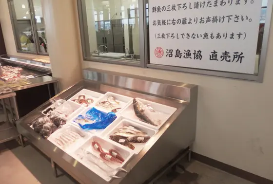 新鮮なお魚も買えちゃう！
