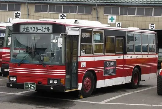 時刻②朝9時40分 田沢湖駅前発！
