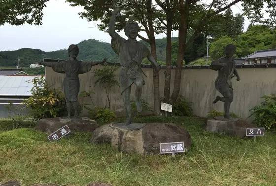 幼少期の宮本武蔵もいました！