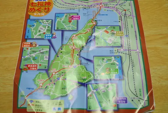 島を一回りする七福神巡り