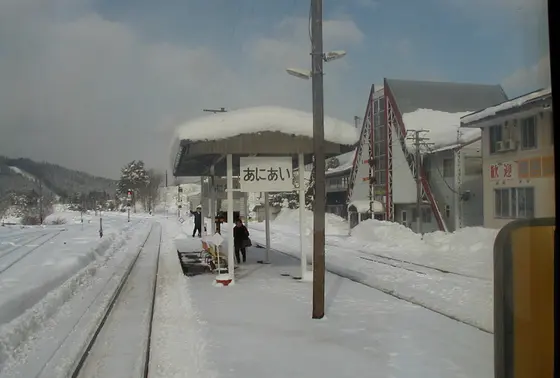 【森吉山までの道のり②】阿仁合駅→阿仁スキー場