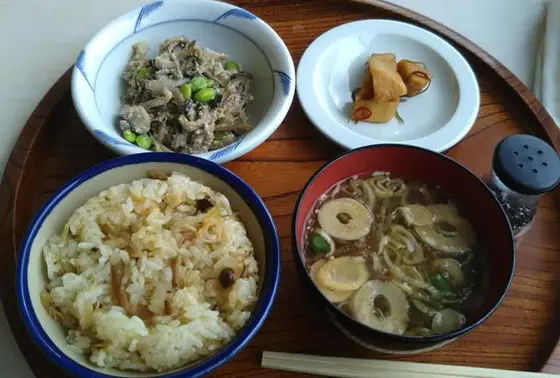 ほたておこわ