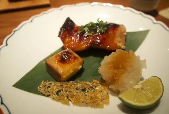 コース料理の一部