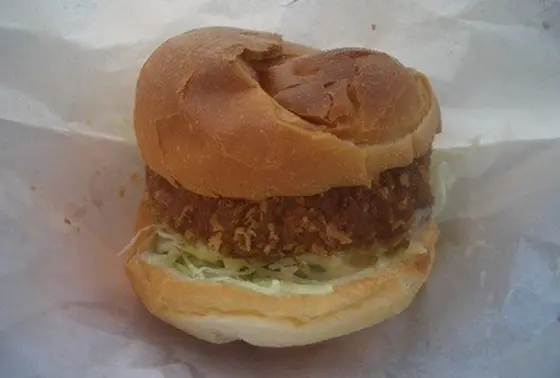 メンチカツバーガー
