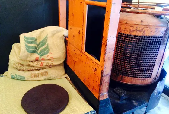 なんと、ターレットが店内に置かれています