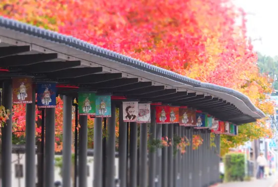 遊覧船のりばまでの道